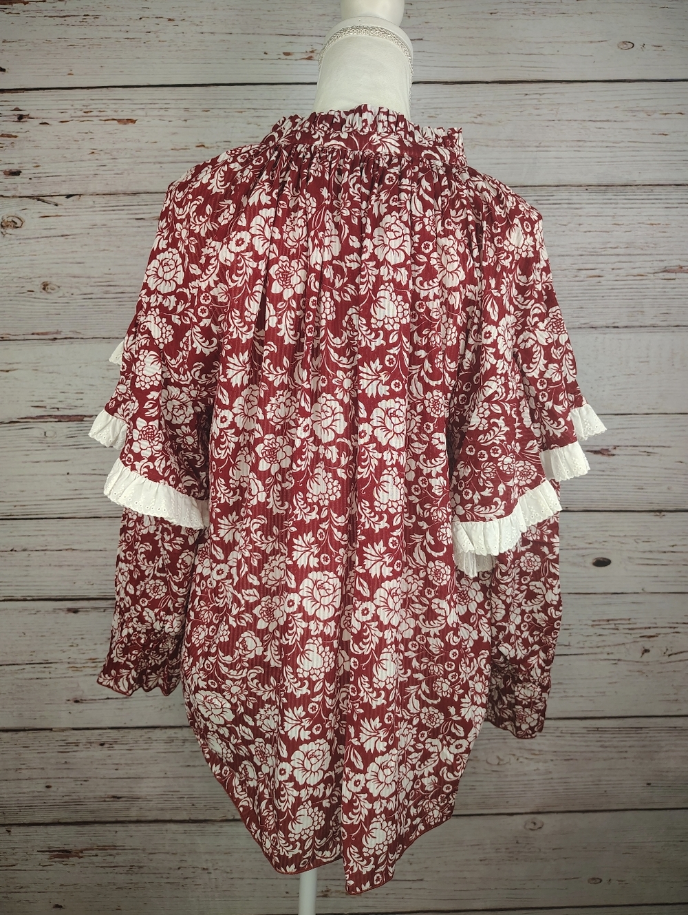 See By Chloe Cotton Voile Peonies Blouse - Picture 6 of 13